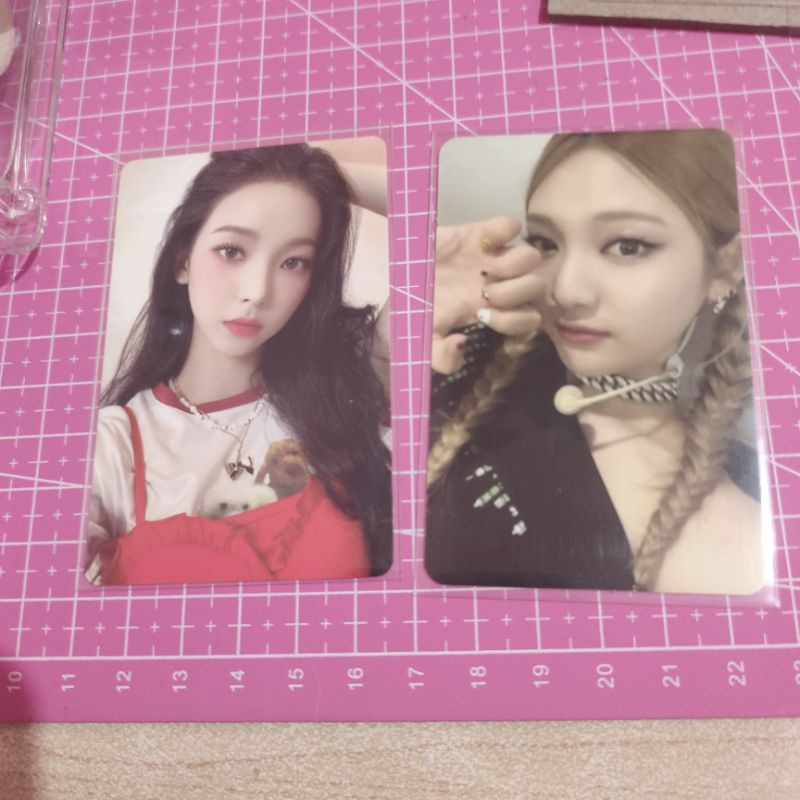 karina sg22 pair ningning ar selca pos photocard pc aespa