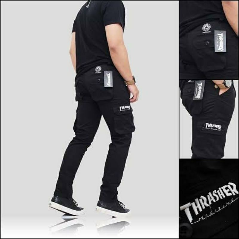 TERLARIS Celana cargo panjang pria premium distro Quality 100% size 28-33