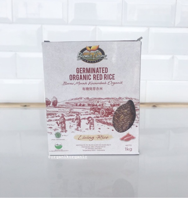 

Bionic Farm Germinated Organic Red Rice 1 kg