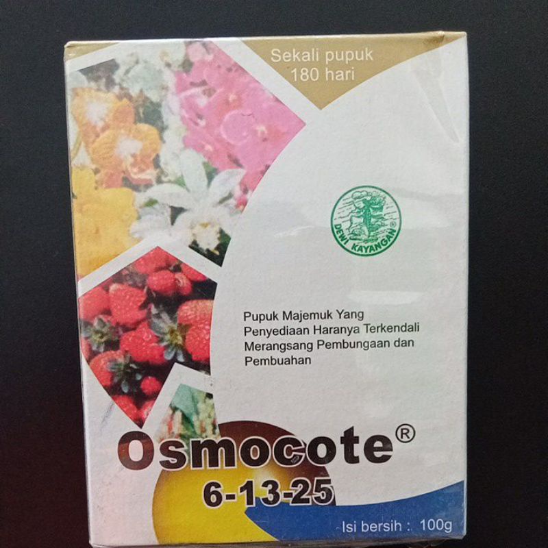 PUPUK OSMOCOTE  6.13.25  100 gr.