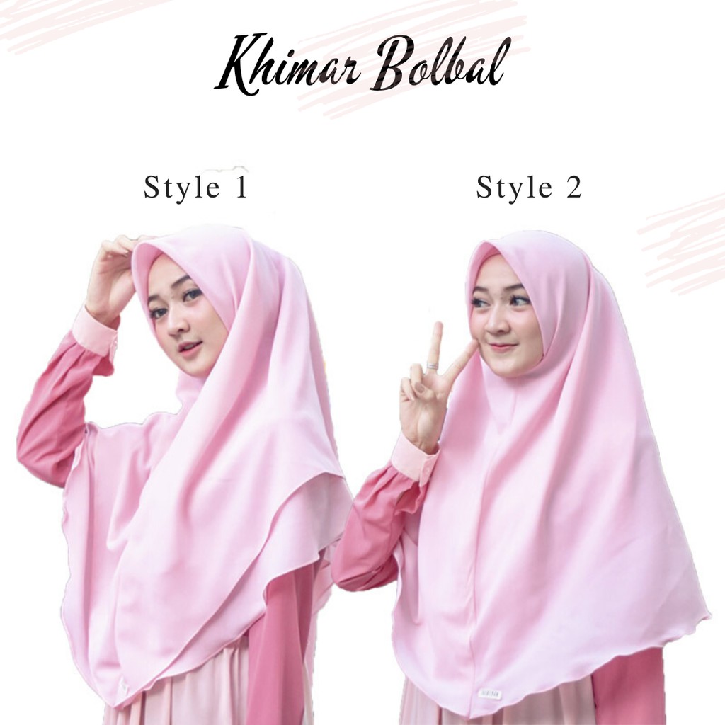 Khimar Fatimah Twostyle Syari 2 Layer