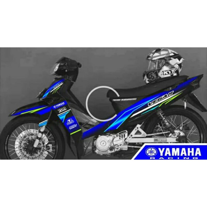 stiker vega r new semi full striping vega r semi decal vega r new keren murah terlaris