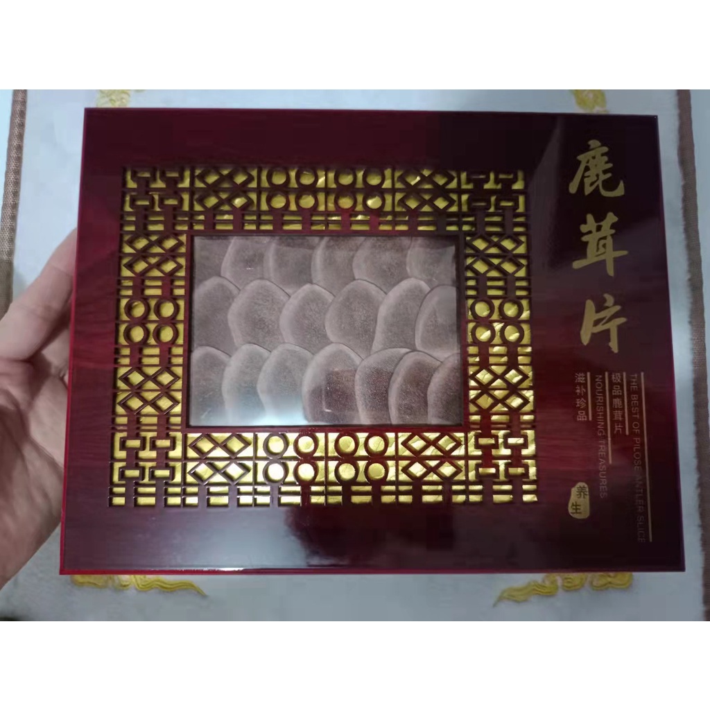 

1 box Deer Velvet Slice / Tanduk Rusa /Lu rong 鹿茸片 (kemasan cantik)