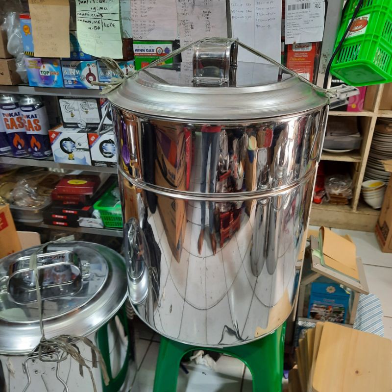 Dandang Bakso 40 Cm Stenlis Panci Langseng Bakso Shopee Indonesia