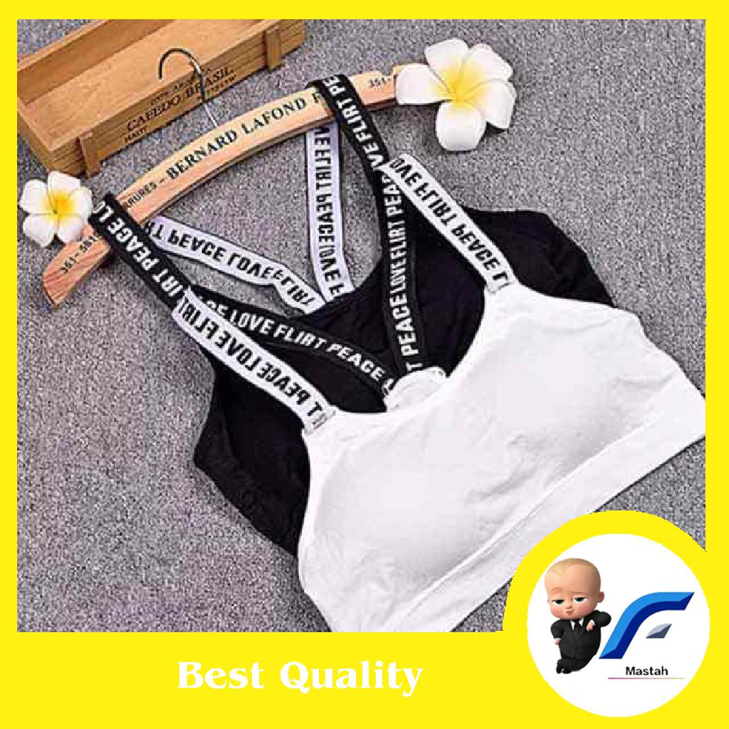 BH Sport Bra Push Up Gym Fitness Pakaian Dalam Olahraga Wanita High Quality