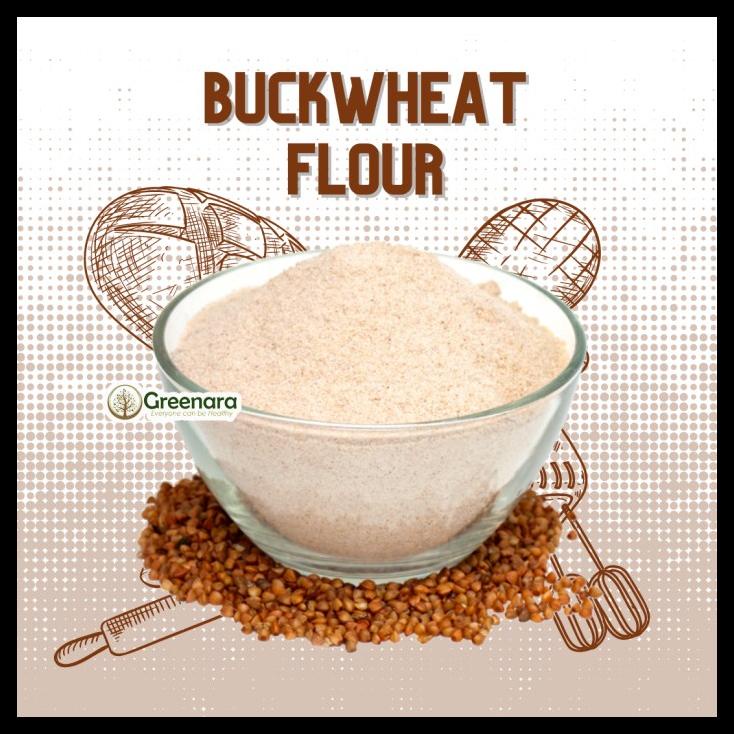 

TERBARUU!! Buckwheat Flour 1Kg / Tepung Buckwheat PROMO