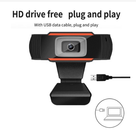 Webcam 1080p 2mp FULL HD / 720P 1mp HD (USB CABLE + 3.5MM) Kamera Web WITH MIC