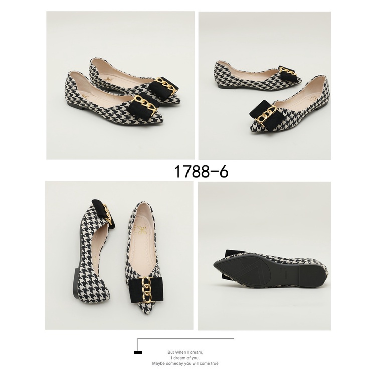 HELIVA Harper Flat Shoes Sol 1cm Wanita 1788-6