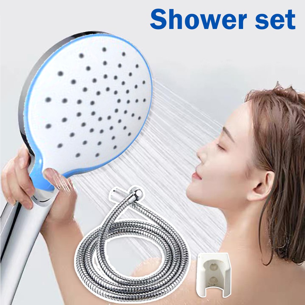 SHOWER KAMAR MANDI / KEPALA SHOWER KAMAR MANDI ABS PUTIH DAN SELANG FLEXIBLE 150 CM / MONO