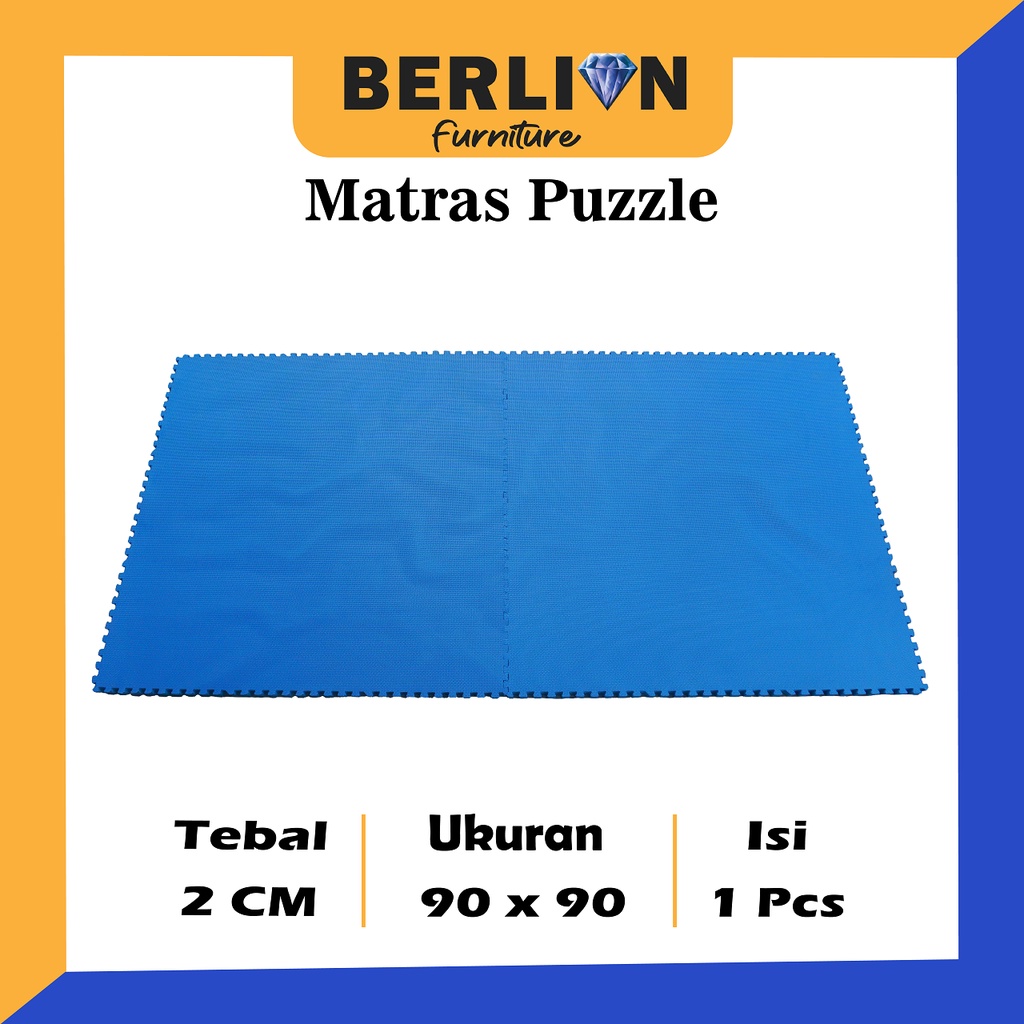 Matras Puzzle 90 x 90 Tbl 2 Cm isi 1 Pcs / Alas Lantai / Playmat / Tikar / Karpet / Alas Bermain anak