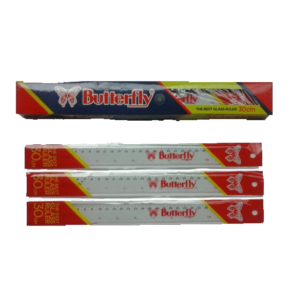 

penggaris butterfly 30 cm