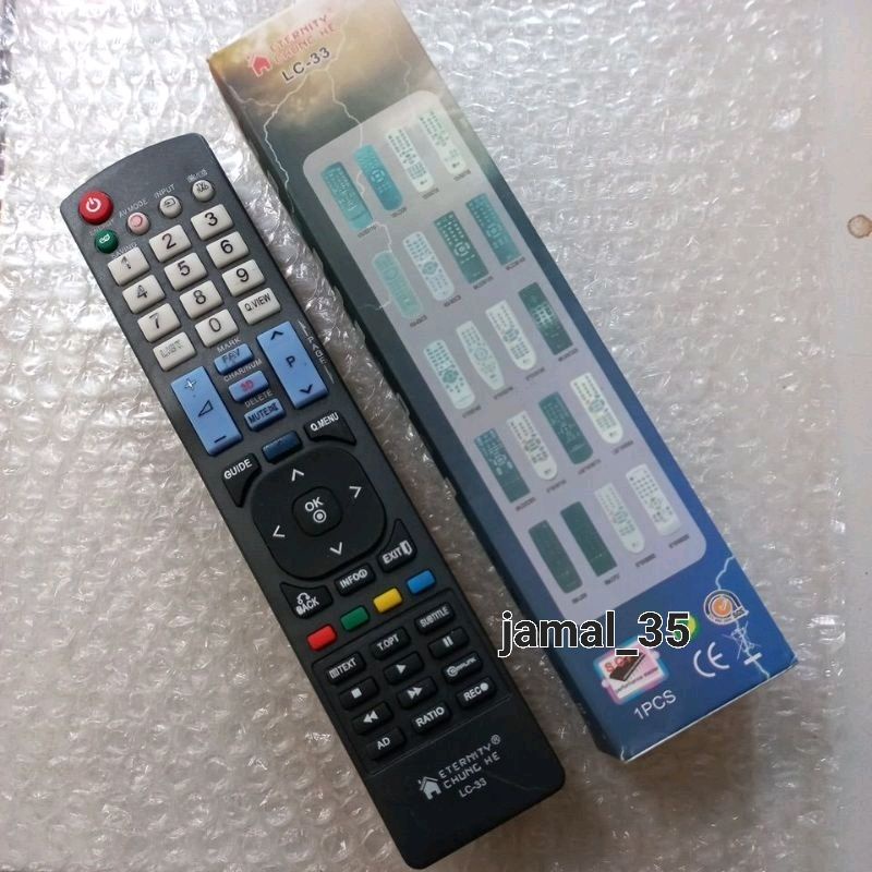 REMOTE REMOT TV LG LCD LED 3D  MULTI/UNIVERSAL