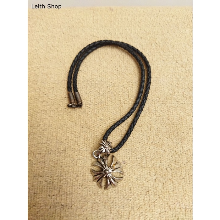 Kalung Silver Perak Tali Bandul Bali Aksesoris Pria Fashion Gelang