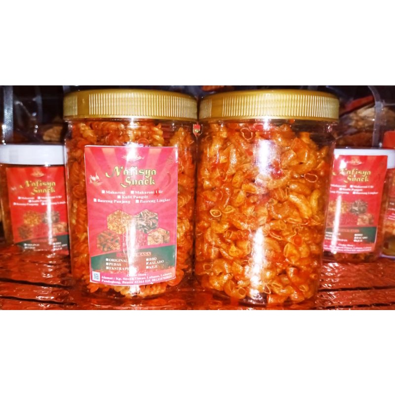 

(Nafisya Snack) Makaroni Bantet Pipa Balado 200g