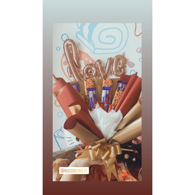 

Buket Coklat Valentine
