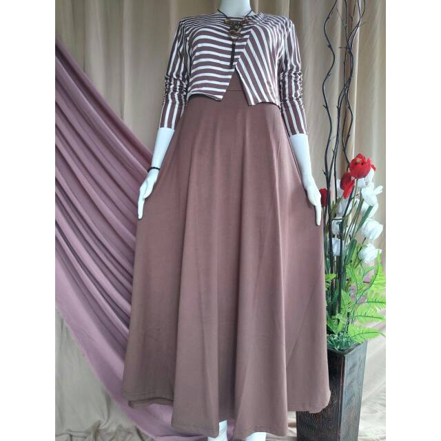 Fashion Muslimah. Gamis Rompi