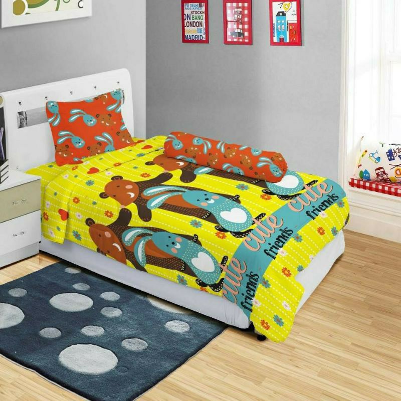 SPREI INTERNAL UK 120X200 CUTE FRIENDS