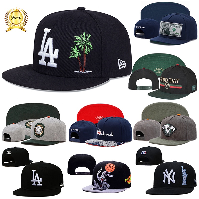 Topi Baseball Motif Bordir Huruf LA Gaya Hip Hop Untuk pria / Wanita pria pria