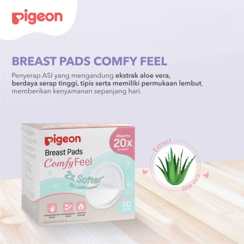 Pigeon Breast Pad Comfy Feel Penyerap Asi - 50 Pcs