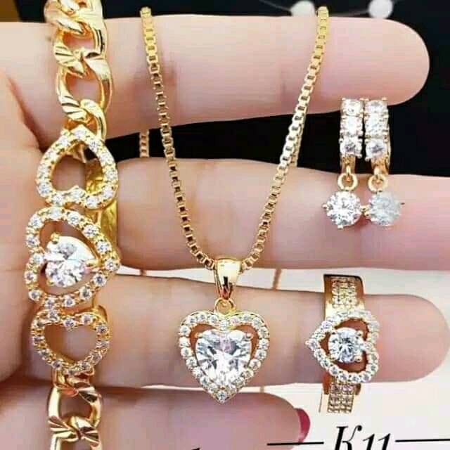 Xuping set lapis emas 24 karat