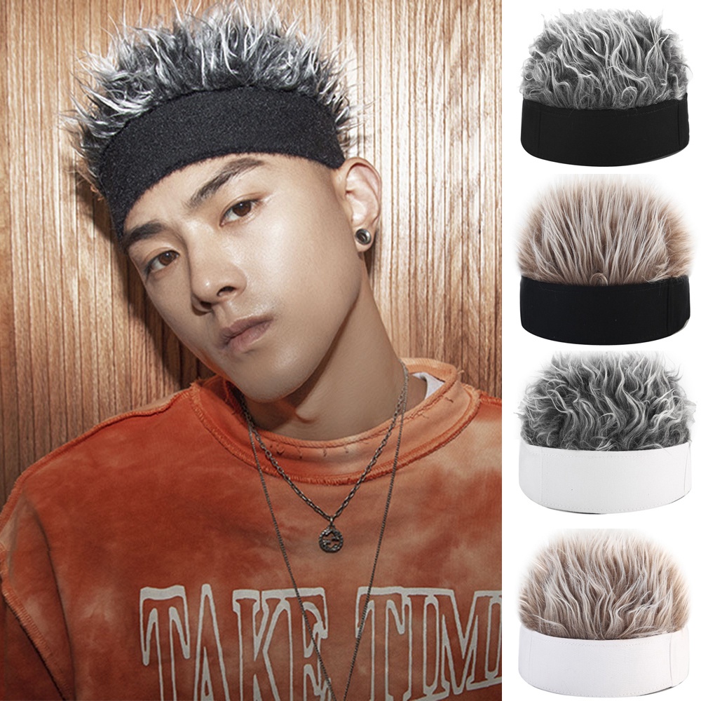 【Dikirim dalam 24 jam】Fashion Topi Wig Simulasi Eropa Dan Amerika