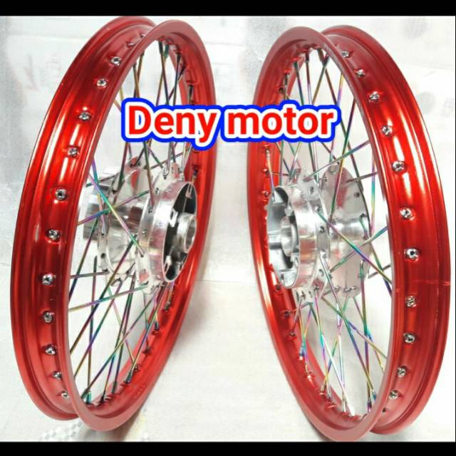 Velg Vixion new jari jari pelangi