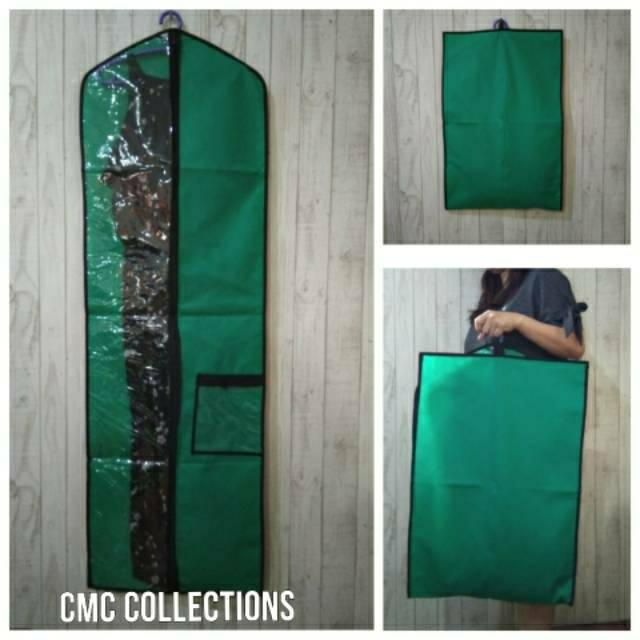 Cover gaun baju / sarung gaun / dress/ kebaya / baju, cover gantungan baju gaun