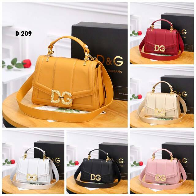 DOLCE&GABBANA AMORE BAG IN CALFSKIN ( D-209 )