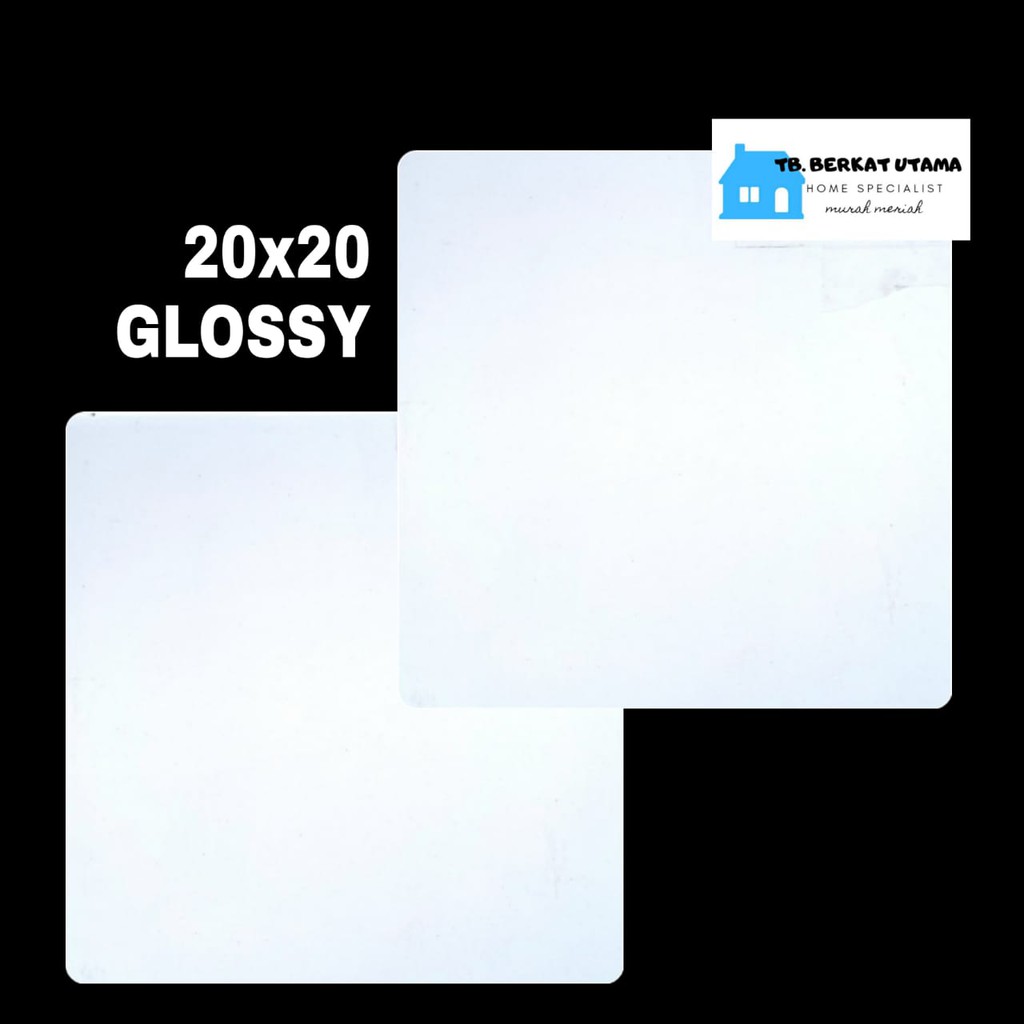 Jual keramik lantai 20x20 putih glossy kw 1 keramik lantai putih 20x20