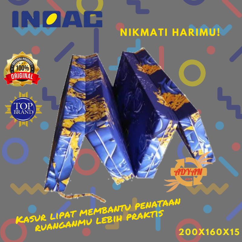 Kasur Lipat Busa 200x160x15