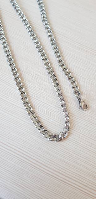 Kalung titanium gold import Antikarat KGG01