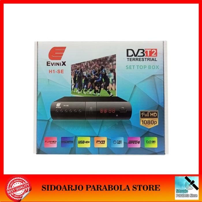 Set Top Box Stb Tv Digital Dvbt2 Evinix H-1 New Box Dvb-T2 Uhf Gratis