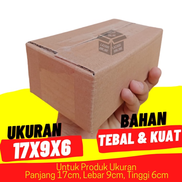 

kardus packing Polos 17x9x6 box kotak packing pack kardus packing kecil kardus murah