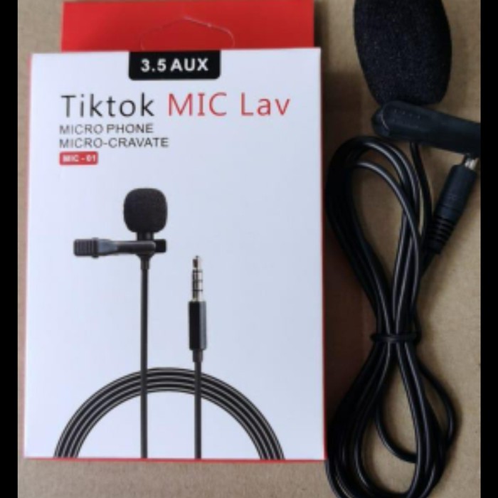 (NEW) Mic clip On 3.5mm for gaming youtuber smule suara jernih (BY 88ACC)