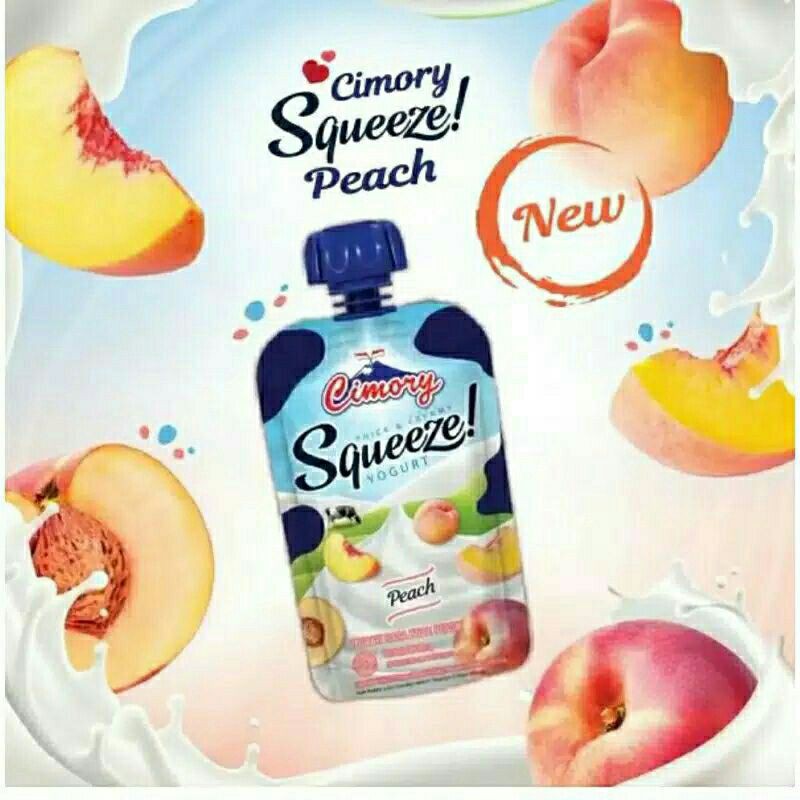 

CIMORY SQUEEZE YOGURT 120g RASA PEACH/PCS