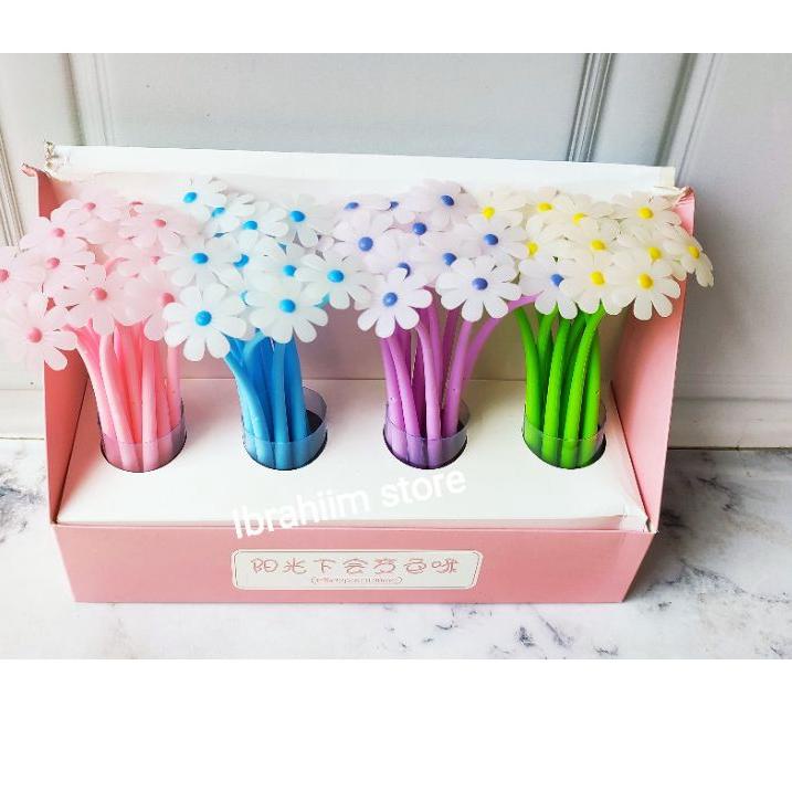 

[KODE KJJZ8] (ISI 12PCS) PULPEN GEL KARAKTER BUNGA LUCU BERKUALITAS