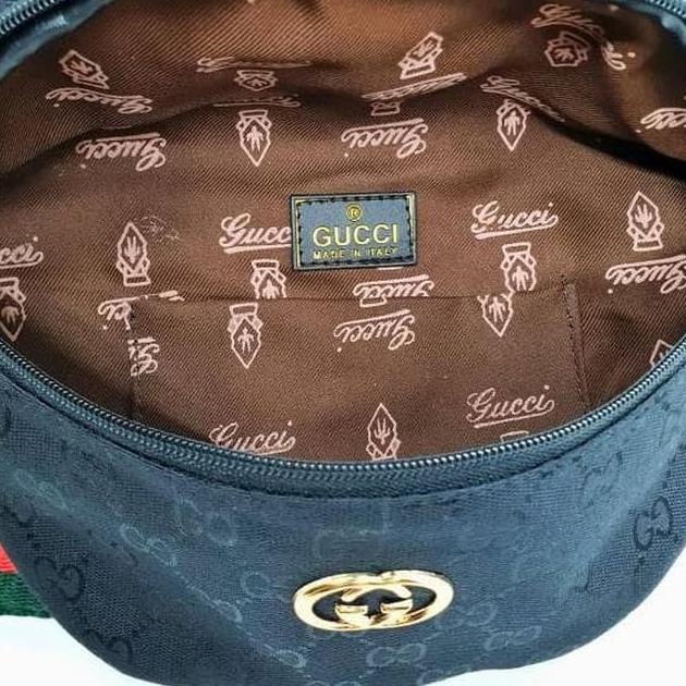 SALEE.. tas pinggang BumBag GUCCI SLING Tas Pinggang Import Wanita waistbag guci BATAM