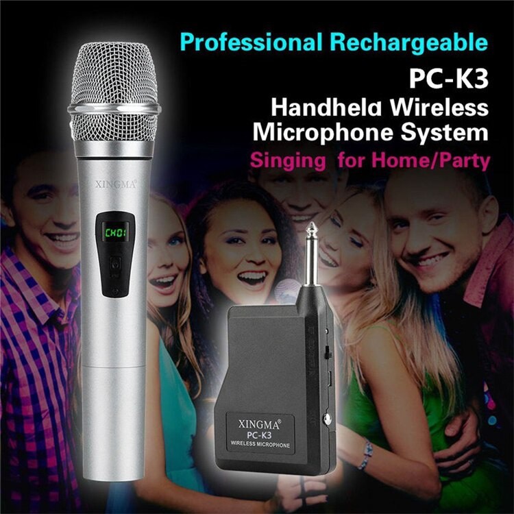 XINGMA PC-K3 - Professional Wireless Handheld Microphone