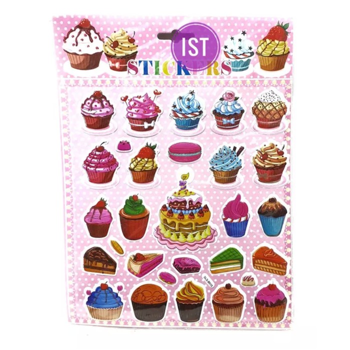 

Mainan Anak STICKER STIKER TIMBUL CAKE