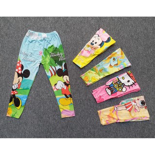 hb A3 4 LEGGING SCUBA Celana  anak  karakter 1 10th motif 