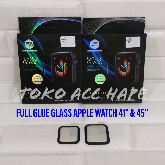 TEMPERED GLASS APPLE WATCH/iWATCH 7 (41MM &amp; 45MM) FULL GLUE PREMIUM