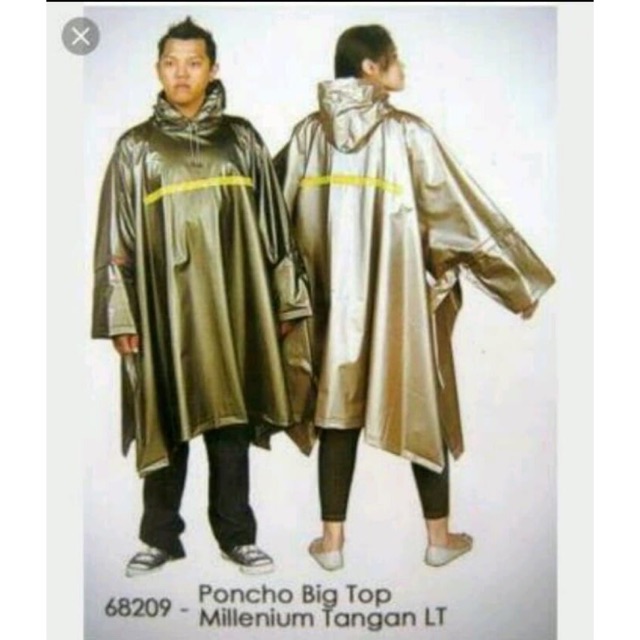 Jas Hujan Ponco Big Top Milenium Lengan Tangan kode 68209