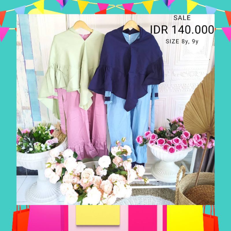 sale gamis set naura