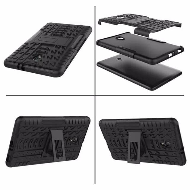 Rugged armor robot samsung tab A 8 inch 2018 385 case cover kick standing