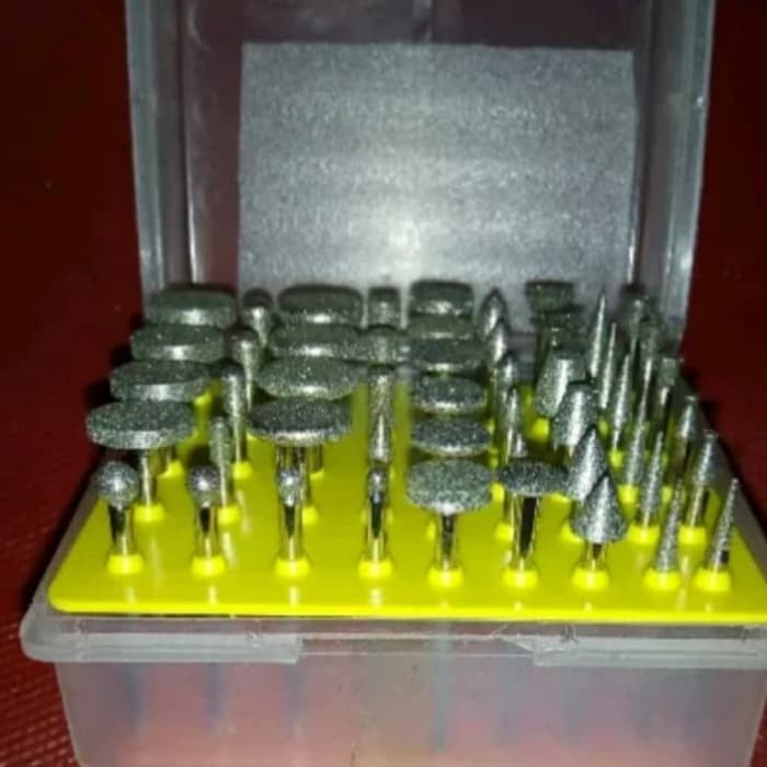 Promo Mata Bor Intan Ukir Gerinda Set 50 Pcs
