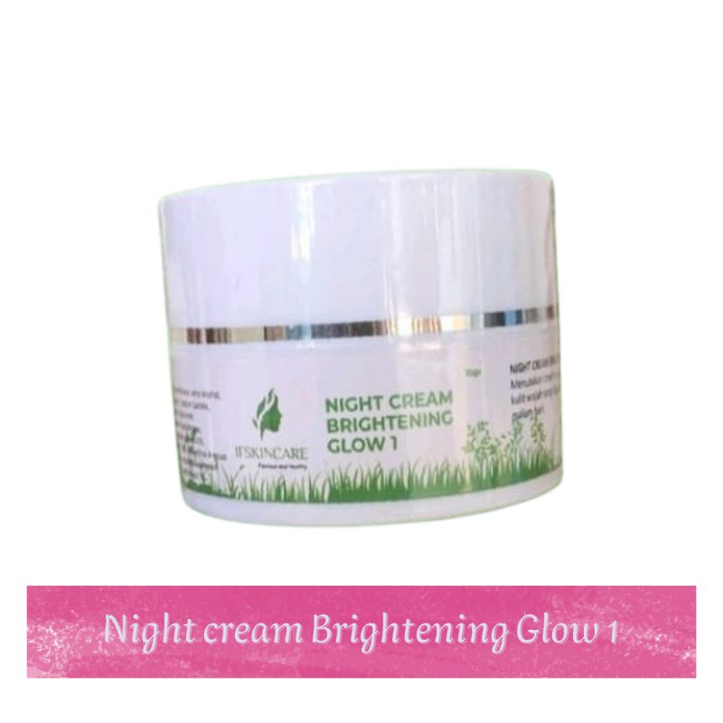Night cream brigtening glow 1 ifskincare