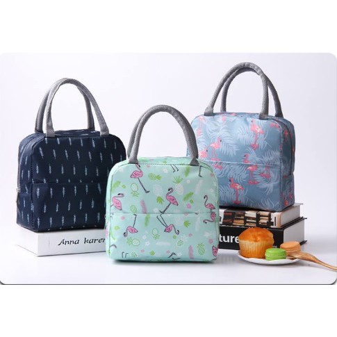 [BIG SALE] Lunch / Cooler Bag Tas Bekal Makanan Flamingo New (free ice jelly)