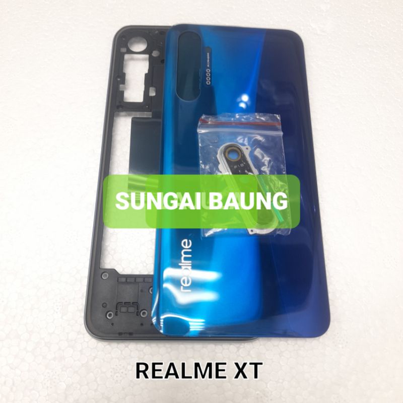 KESING HOUSING CASING REALME XT BEZEL + BACKDOOR