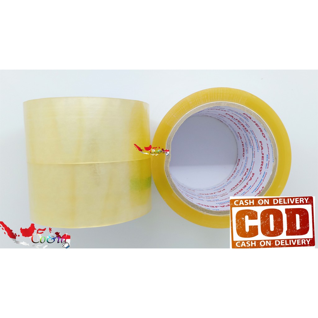 100M TAPE LAKBAN / ISOLASI PREMIUM PAJERO 2Inch X 100M / isolasi murah