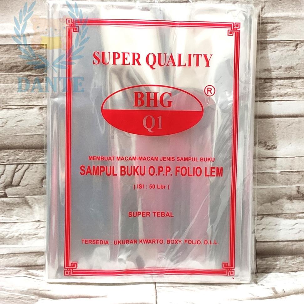 

(A9E7) Sampul Plastik Lem BHG uk FOLIO isi 50 Lembar //Produk@murah